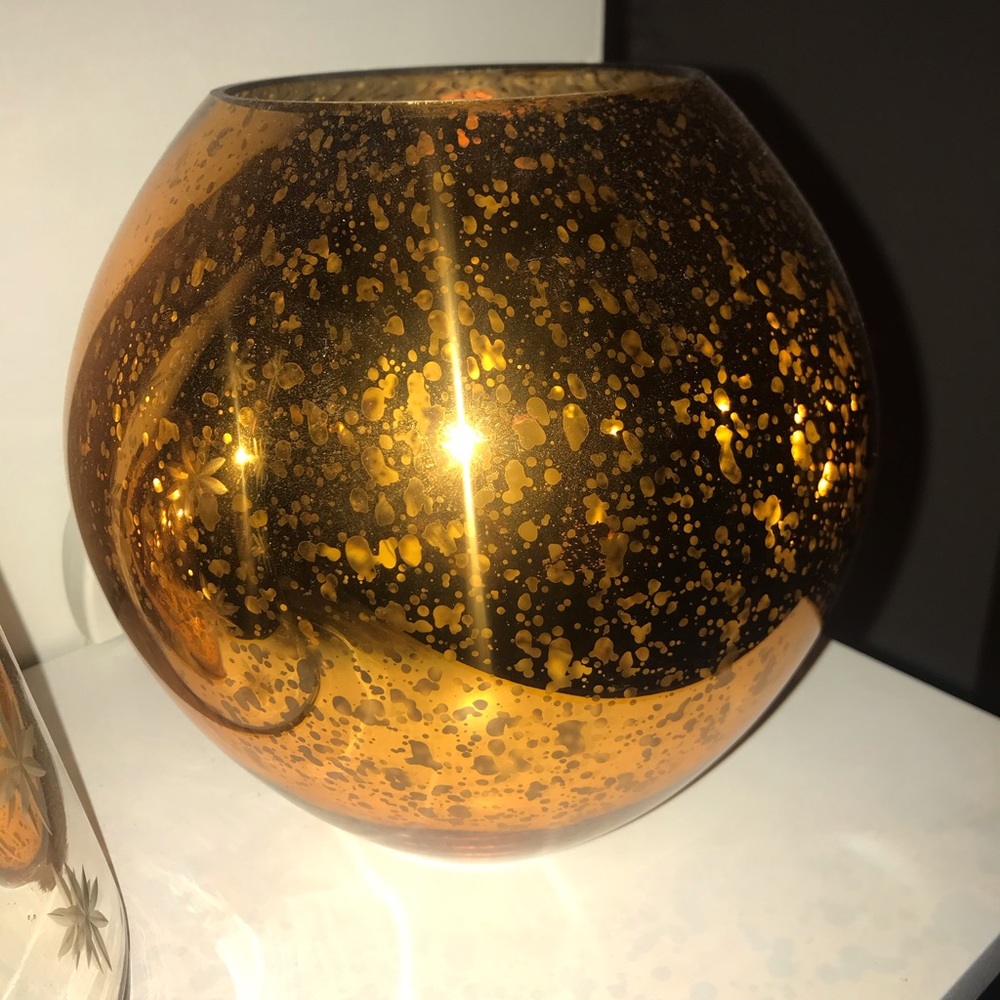 IKEA Gold Foil Table Lamp